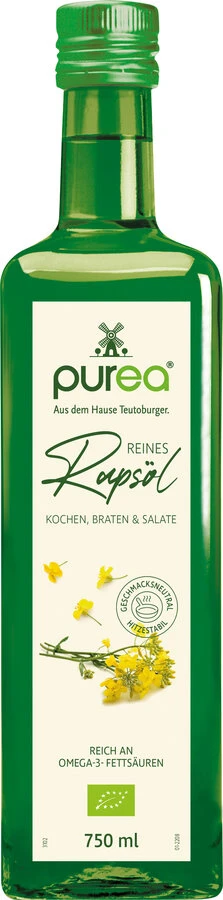 Bio Purea Reines Rapsöl, 750 Ml Flasche 1 Bio Purea Reines Rapsöl, 750 Ml Flasche