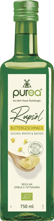 Bio Purea Rapsöl Buttergeschmack, 750 Ml Flasche