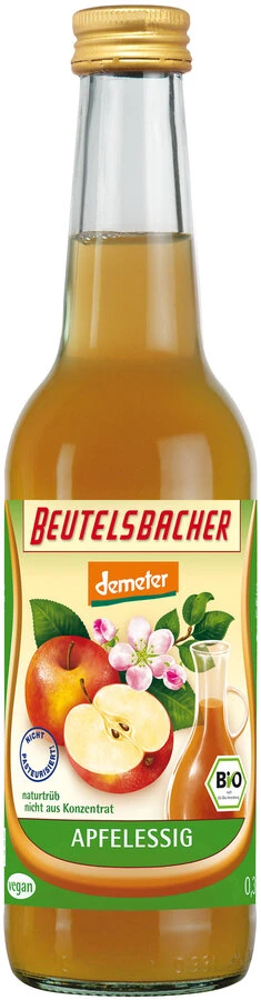 Beutelsbacher Apfelessig Demeter, 0,33 L Flasche
