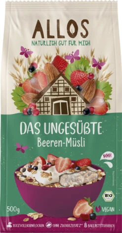 Allos Das Ungesüßte Beeren-Müsli, 500 Gr Packung