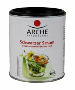 Arche Naturküche Schwarzer Sesam, 125 Gr Dose