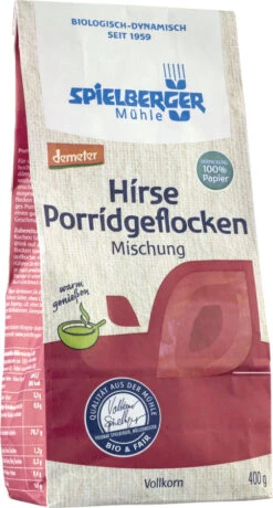Spielberger Hirse Porridgeflocken Misschung, 400 G