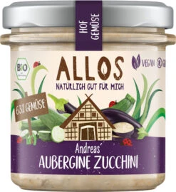 Allos Hof-Gemüse Andreas Aubergine Zucchini, 135 G