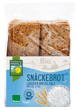 Bohlsener Mühle Laugen & Brezelsalz Snäckebrot, Bi