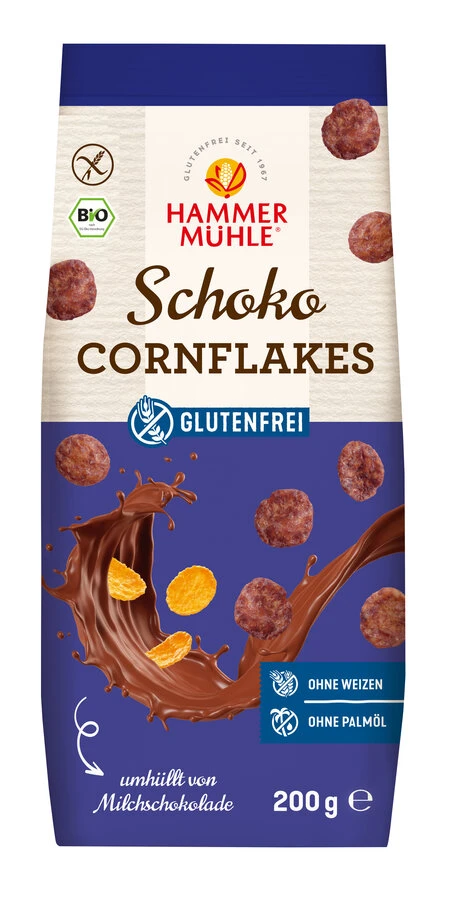 Hammermühle Schoko Cornflakes, 200 G Packung -glut 1 Hammermühle Schoko Cornflakes, 200 G Packung -glut