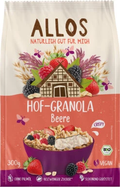 Allos Hof Granola Wildbeere, 300 G Packung
