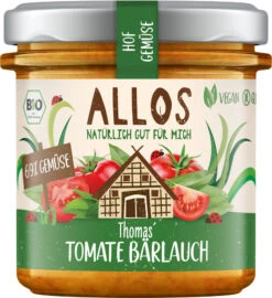 Allos Hof-Gemüse Thomas Tomate Bärlauch , 135 Gr G