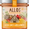 Allos Linsen-Aufstrich Gelbe Linse Grillgemüse, 14