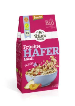 Bauckhof Hafer Müsli Früchte Glutenfrei, 425 G Pac