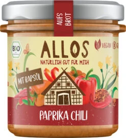 Allos Aufs Brot Paprika Chili, 140 Gr Glas