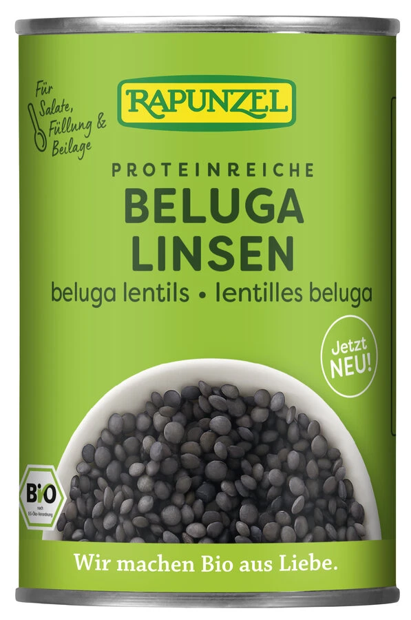 Rapunzel Beluga Linsen In Der Dose, 400 G Dose 1 Rapunzel Beluga Linsen In Der Dose, 400 G Dose