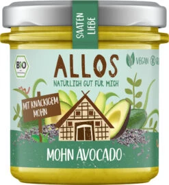 Allos Saatenliebe Mohn Avocado, 135 Gr Glas