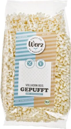 Werz Vollkorn-Reis Gepufft, 125 Gr Packung -gluten