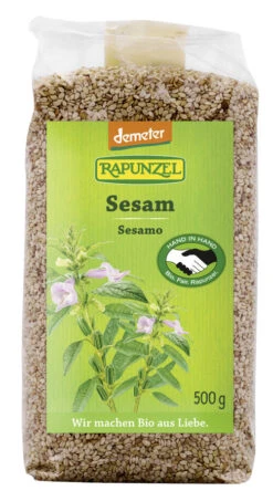 Rapunzel Sesam Ungeschält HIH, Demeter, 500 Gr Pac