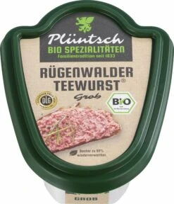 Bio Rügenwalder Teewurst Grob, 125 Gr