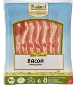 Ökoland Bio Premium-Bacon, 80 Gr Packung