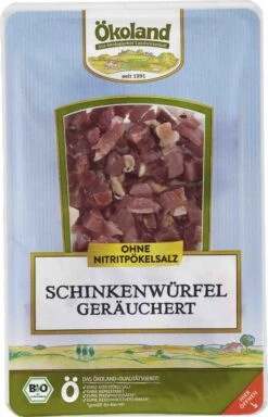 Ökoland Bio Schinkenwürfel Fein Geschnitten, 80 Gr Pac