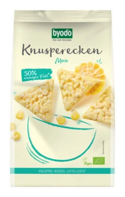 Byodo Knusperecken Mais, 90 Gr Packung -glutenfrei