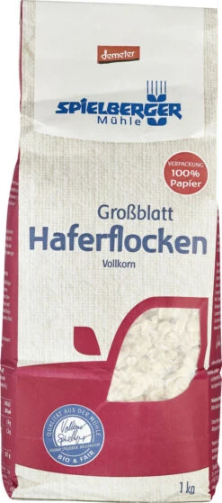 Spielberger Haferflocken, Grob, Demeter 1 Kg Packu
