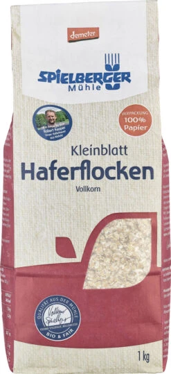 Spielberger Haferflocken Kleinblatt, Demeter 1 Kg