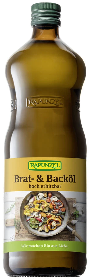 Rapunzel Brat- Und Backöl, 1 Ltr Flasche 1 Rapunzel Brat- Und Backöl, 1 Ltr Flasche