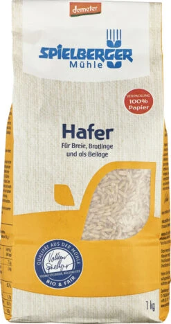 Spielberger Hafer, Geschält, 1 Kg Packung