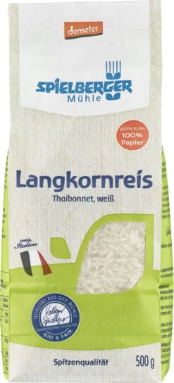 Spielberger Langkornreis, Thaibonnet, Weiß, 500 Gr