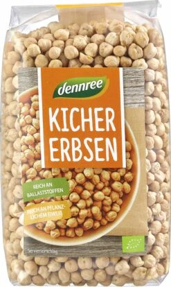 Dennree Kichererbsen, 500 Gr Packung