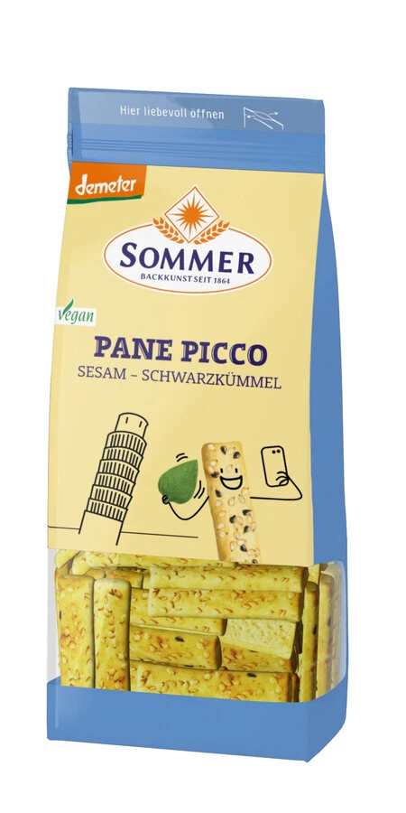 Sommer & Co. Pane Picco Sesam Und Schwarzkümmel, 1 1 Sommer & Co. Pane Picco Sesam Und Schwarzkümmel, 1