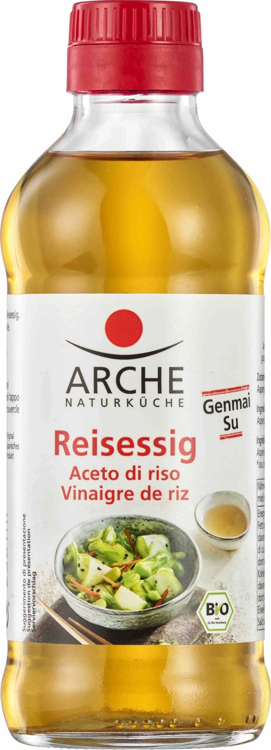 Arche Naturküche Reisessig, Genmai Su, 250 Ml Flasche 1 Arche Naturküche Reisessig, Genmai Su, 250 Ml Flasche