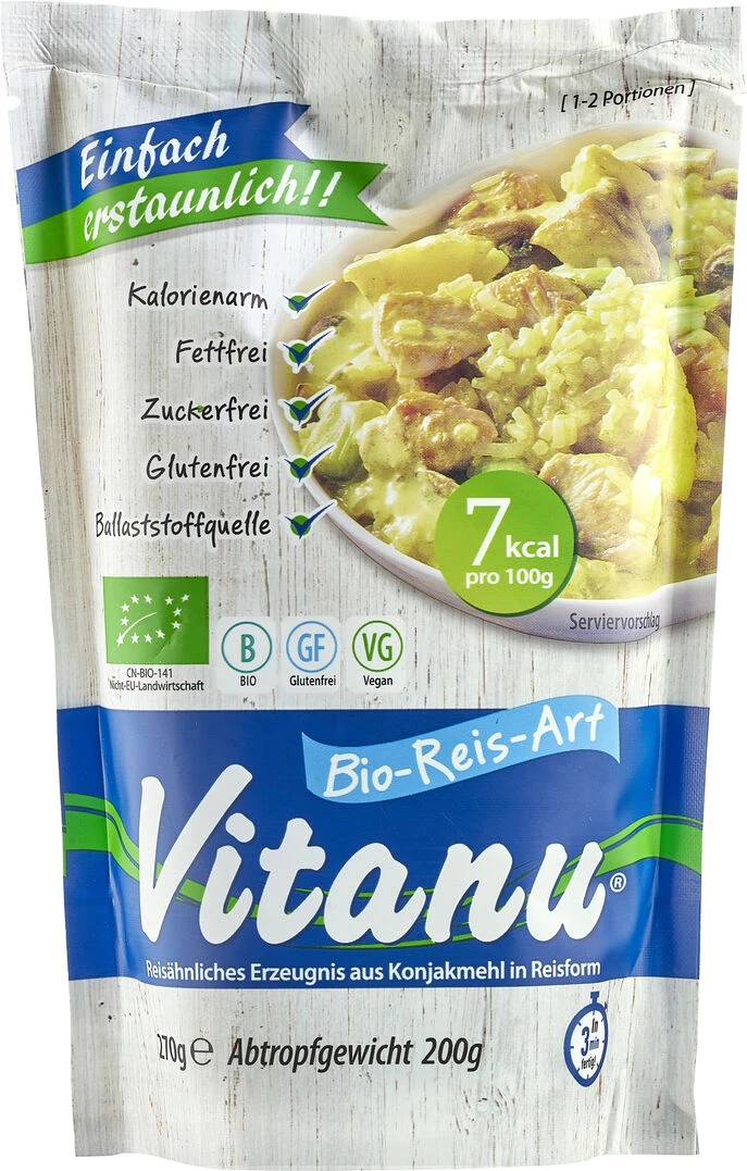 Vitanu Reis, 270 Gr Beutel 1 Vitanu Reis, 270 Gr Beutel