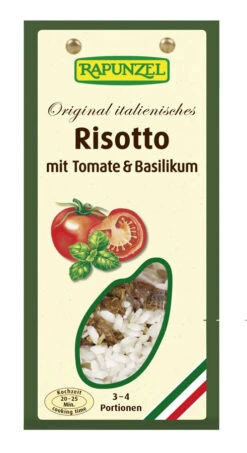 Rapunzel Risotto Mit Tomate Basilikum, 250 Gr Pack
