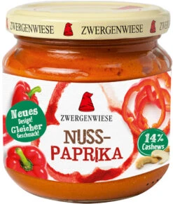 Zwergenwiese Nuss-Paprika Aufstrich, 200 Gr Glas