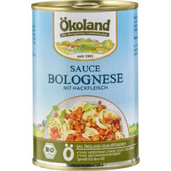 Ökoland Sauce Bolognese Mit Hackfleisch, 400 Gr Do