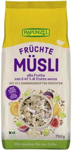 Rapunzel Früchte Müsli, 750 Gr Packung
