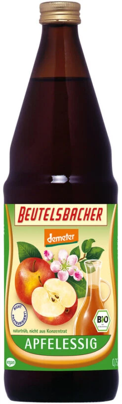 Beutelsbacher Apfelessig Naturtrüb, Demeter, 0,75