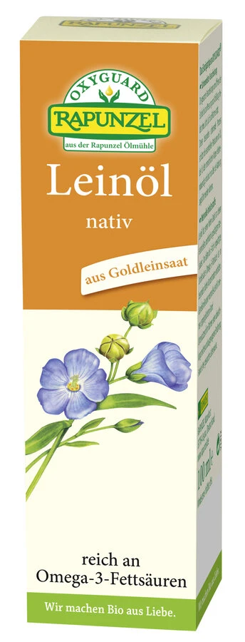 Rapunzel OXYGUARD® Leinöl Nativ, 100 Ml Flasche 1 Rapunzel OXYGUARD® Leinöl Nativ, 100 Ml Flasche