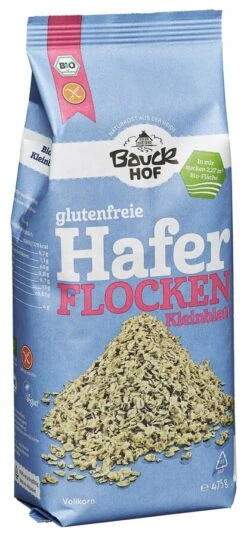 Bauckhof Haferflocken Kleinblatt, 475 Gr Packung -