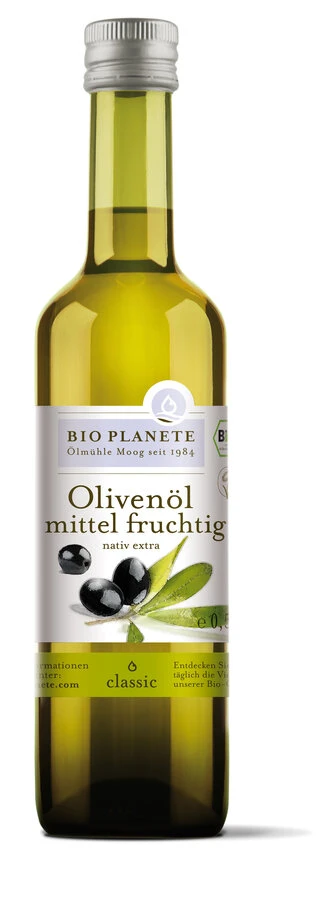 BIO PLANÈTE Olivenöl, Mittel Fruchtig, 0,5 Ltr Fla 1 BIO PLANÈTE Olivenöl, Mittel Fruchtig, 0,5 Ltr Fla