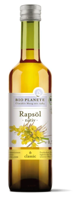 BIO PLANÈTE Rapsöl Nativ, 500 Ml Flasche