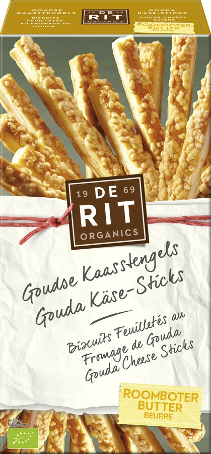 De Rit Gouda Käse Sticks, 100 G Packung 1 De Rit Gouda Käse Sticks, 100 G Packung