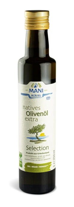 Mani Olivenöl Selection, Nativ Extra 250 Ml Flasch