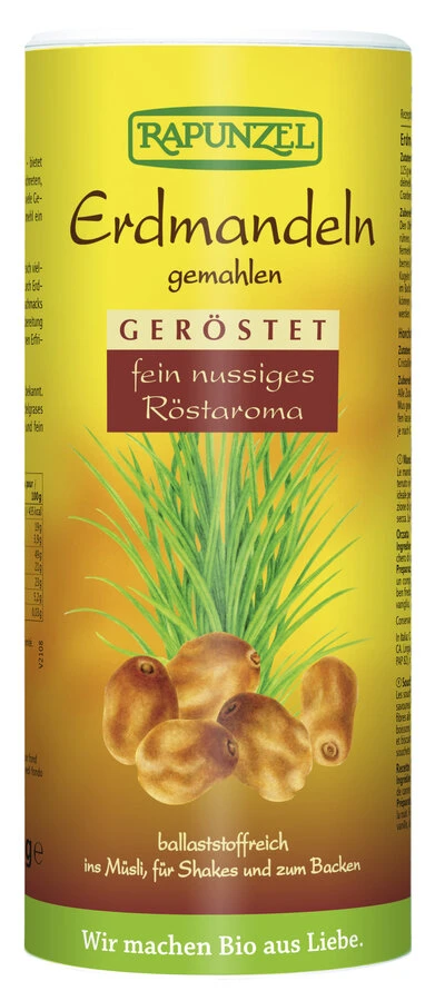 Rapunzel Erdmandeln Gemahlen,geröstet, 300 Gr Dose 1 Rapunzel Erdmandeln Gemahlen,geröstet, 300 Gr Dose