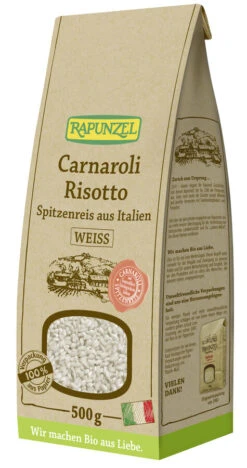 Rapunzel Carnaroli Risotto Spitzenreis Weiß, 500 G