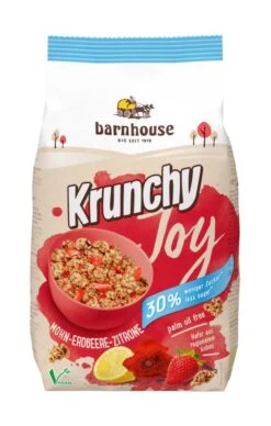 Barnhouse Krunchy Joy Mohn Erdbeere Zitrone 375g